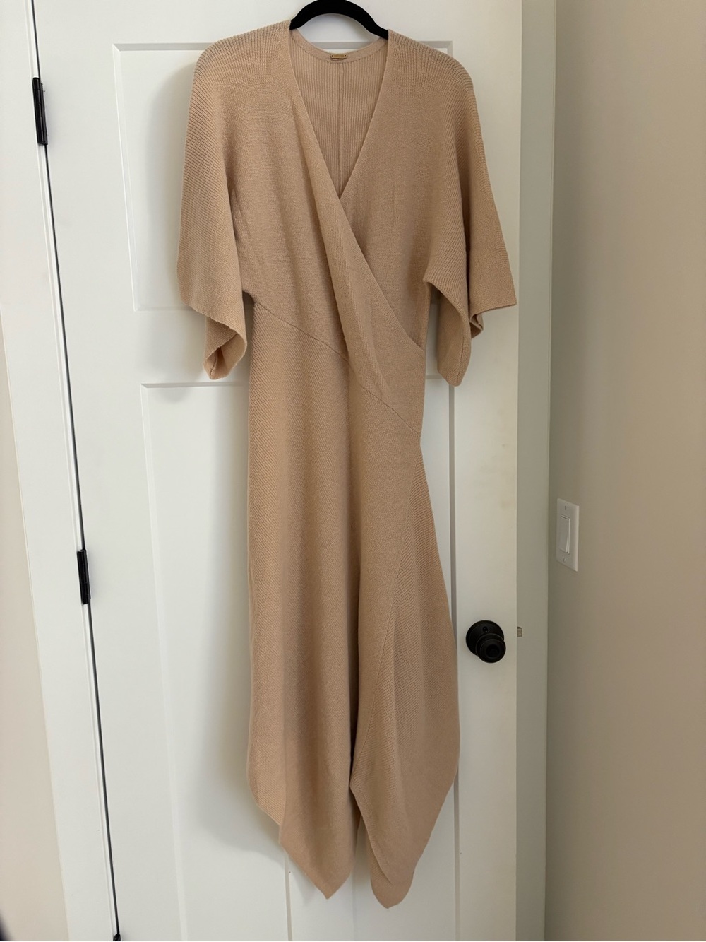 Cult Gaia Knit Wrap Midi Dress